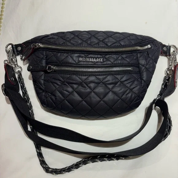 MZ Wallace Black Small Crosby Crossbody Sling Bag - Picture 2 of 4